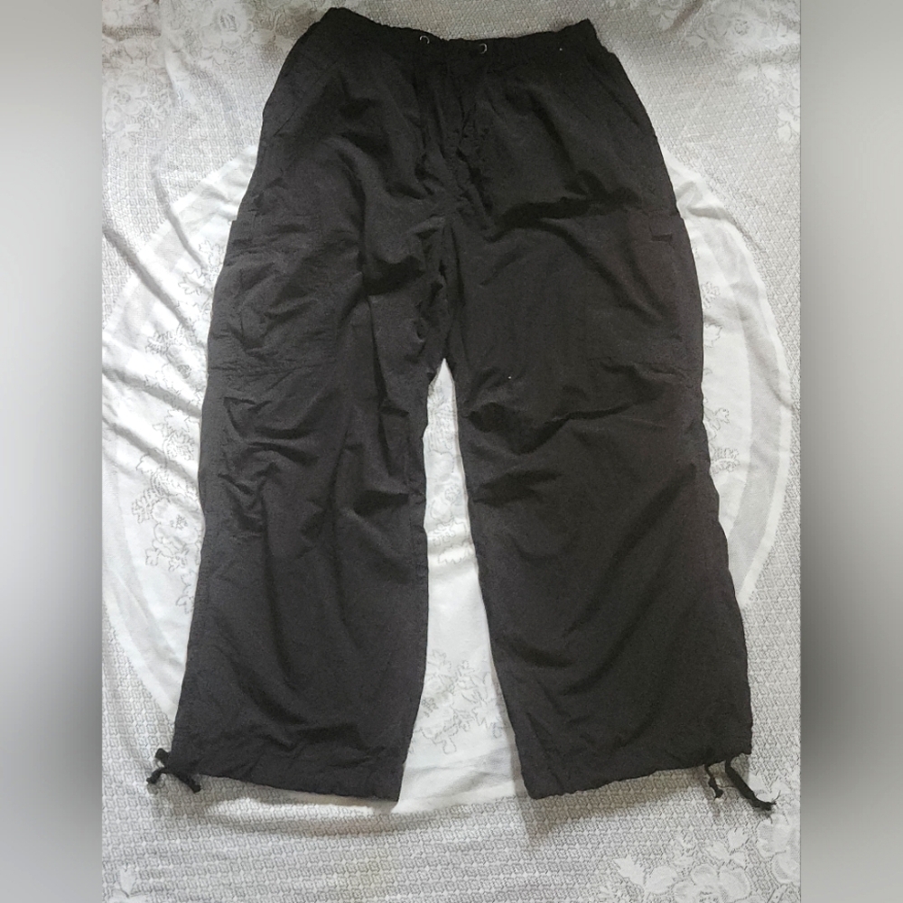 Aeropostale Black Parachute Pants